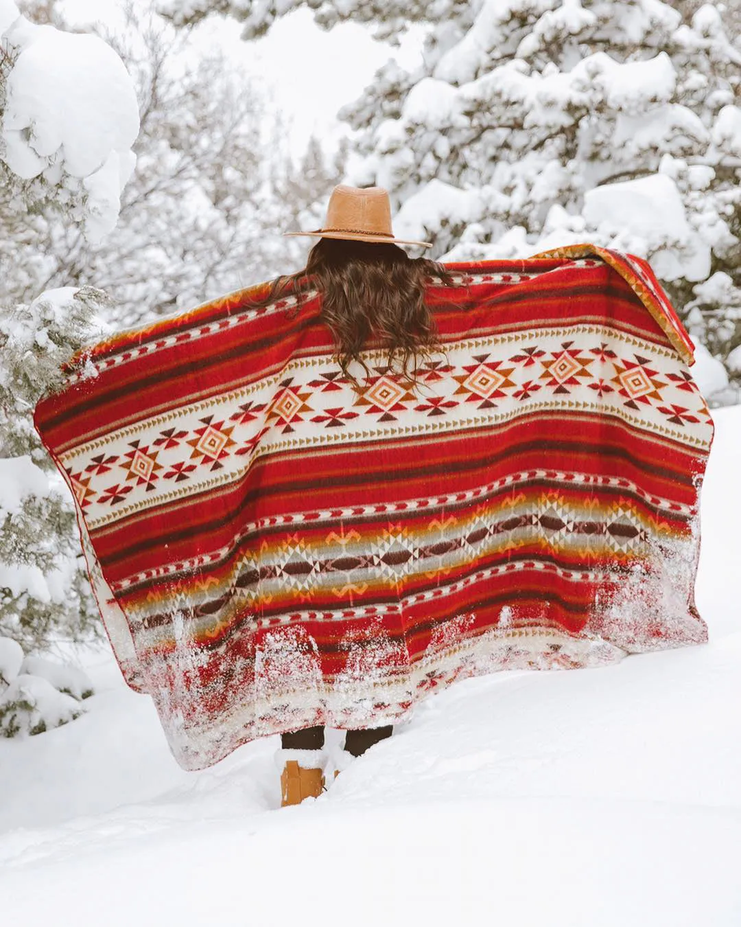 Artisan Southwestern Blanket - Cotacachi Fire