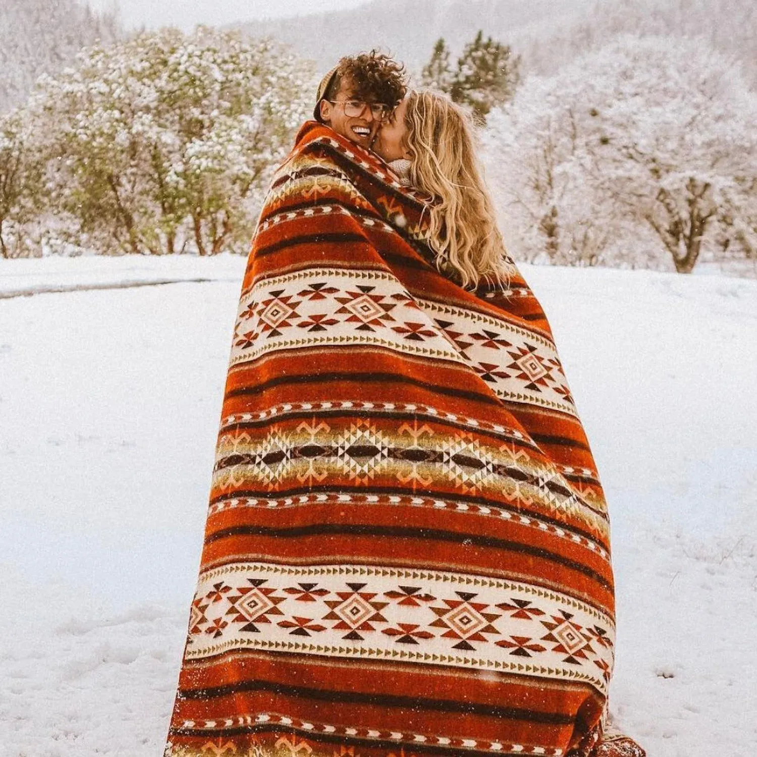 Artisan Southwestern Blanket - Cotacachi Fire