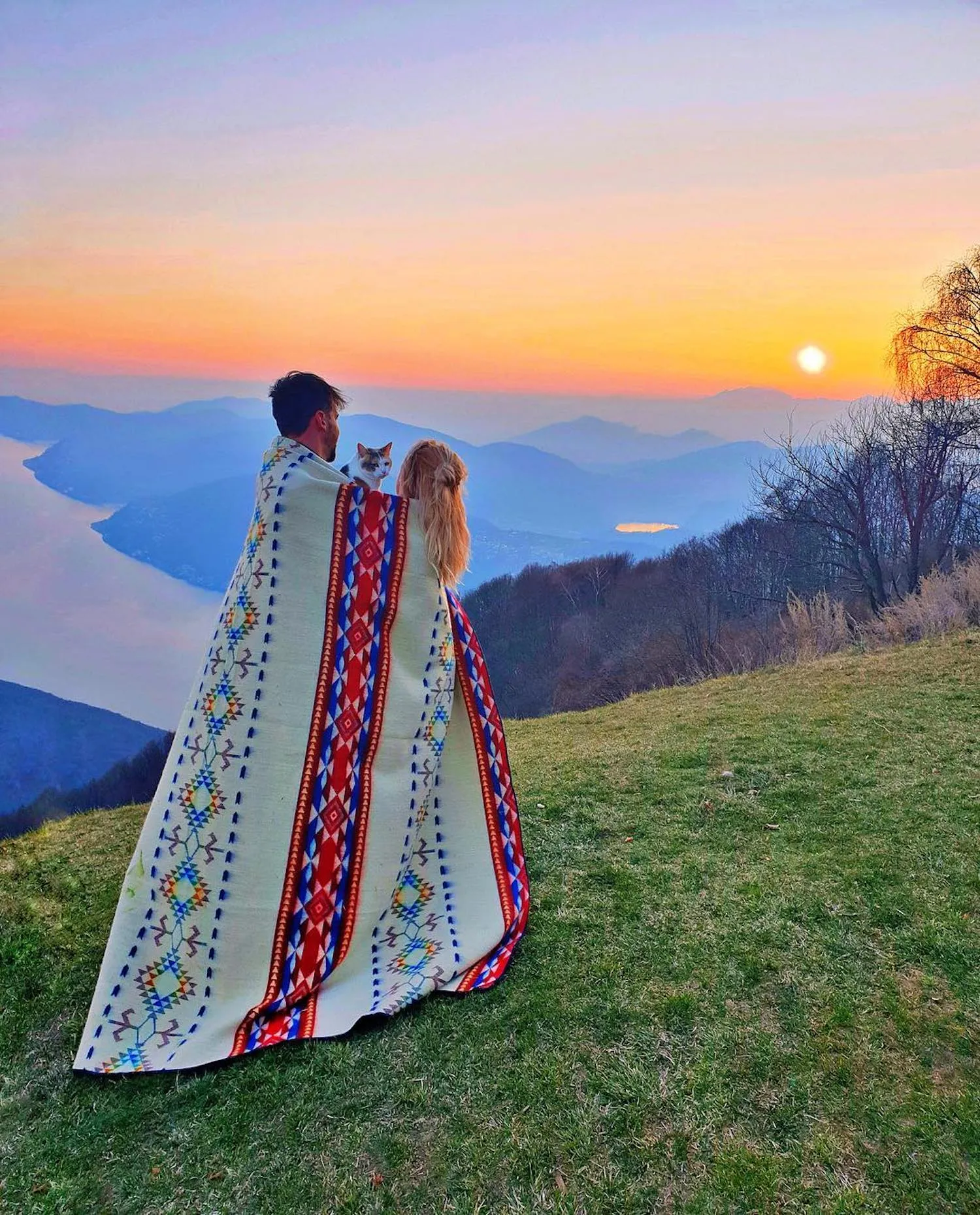 Artisan Southwestern Blanket - Cotacachi Water
