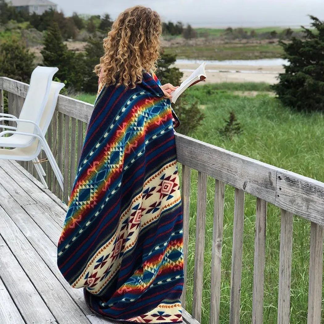 Artisan Southwestern Blanket - Cotacachi Water