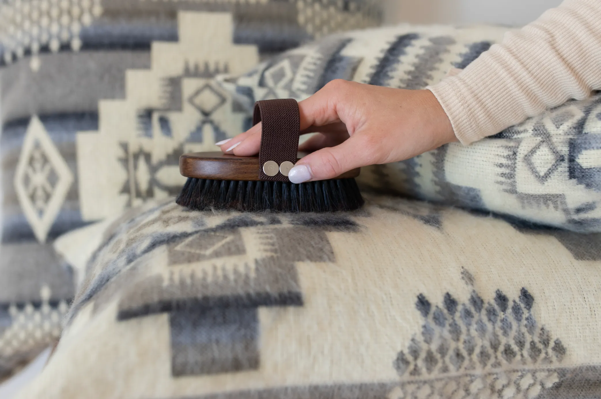 Artisan-Woven Large Andes Cloud Pillowcase