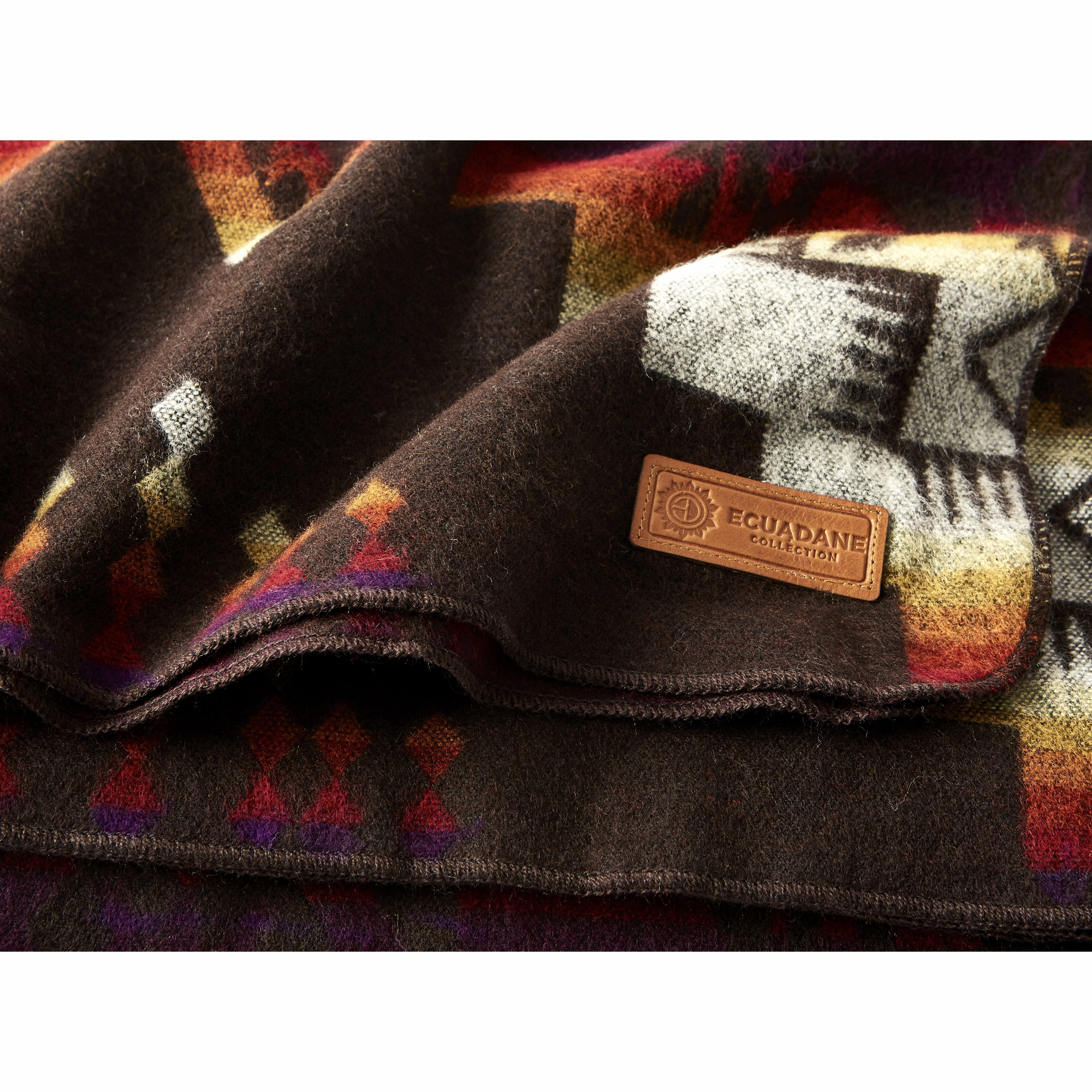 Artisan-Made Queen-Sized Blanket - Andes Campfire