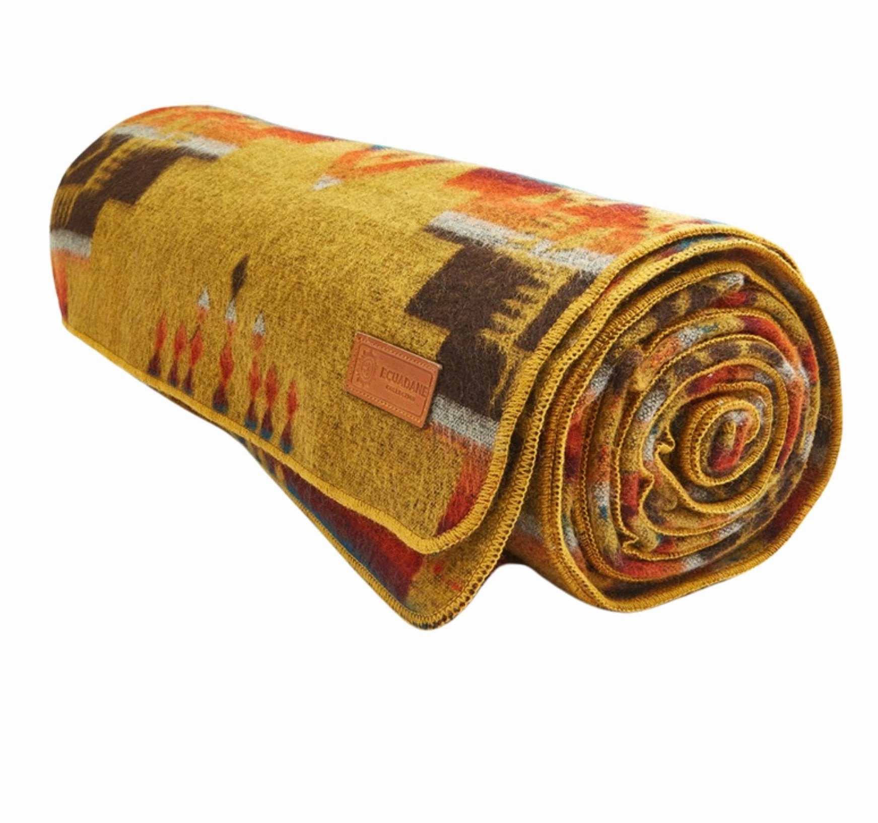 Artisan-Made Southwestern Blanket - Andes Autumn