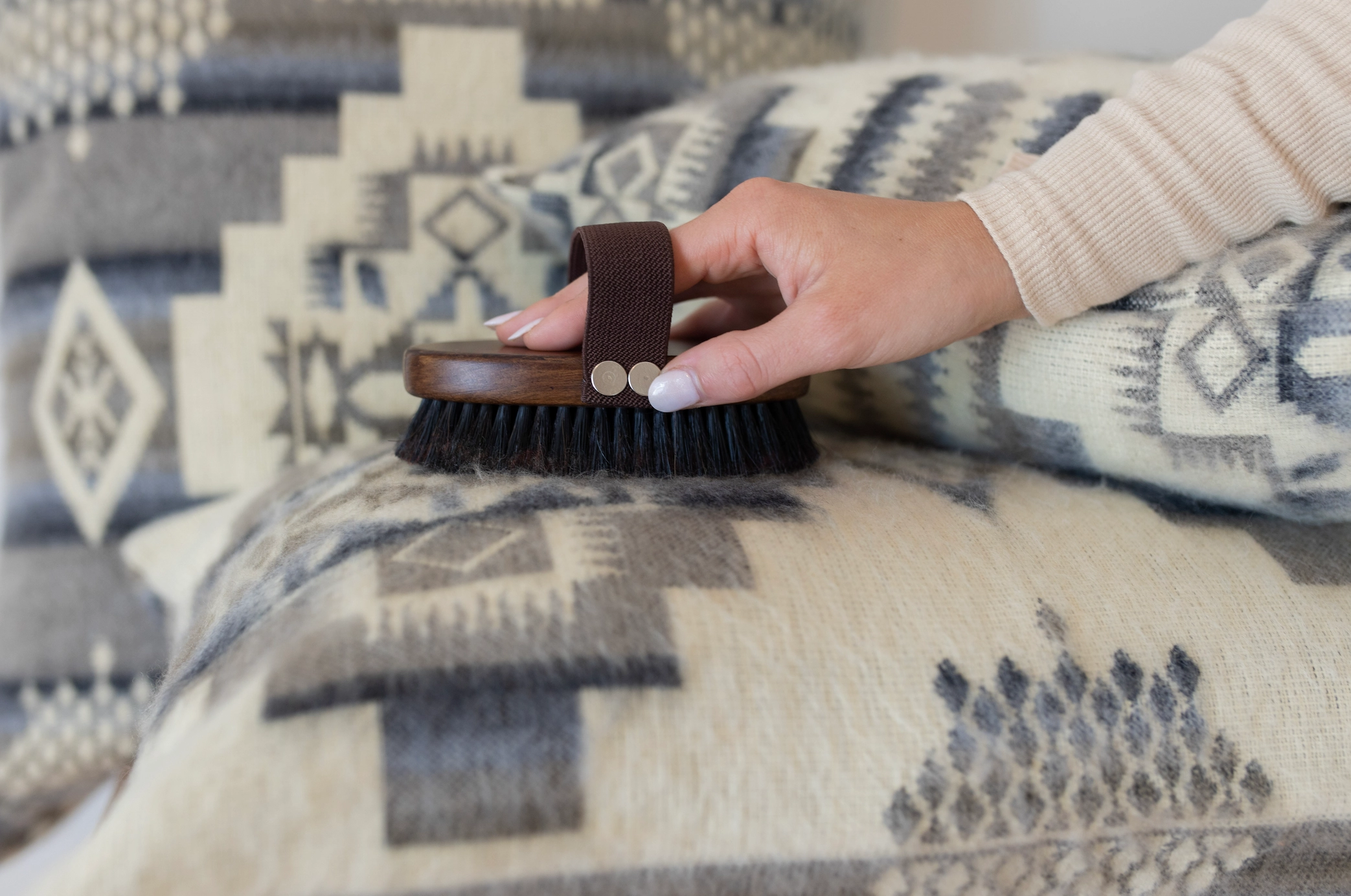 Artisan-Woven Large Andes Cloud Pillowcase
