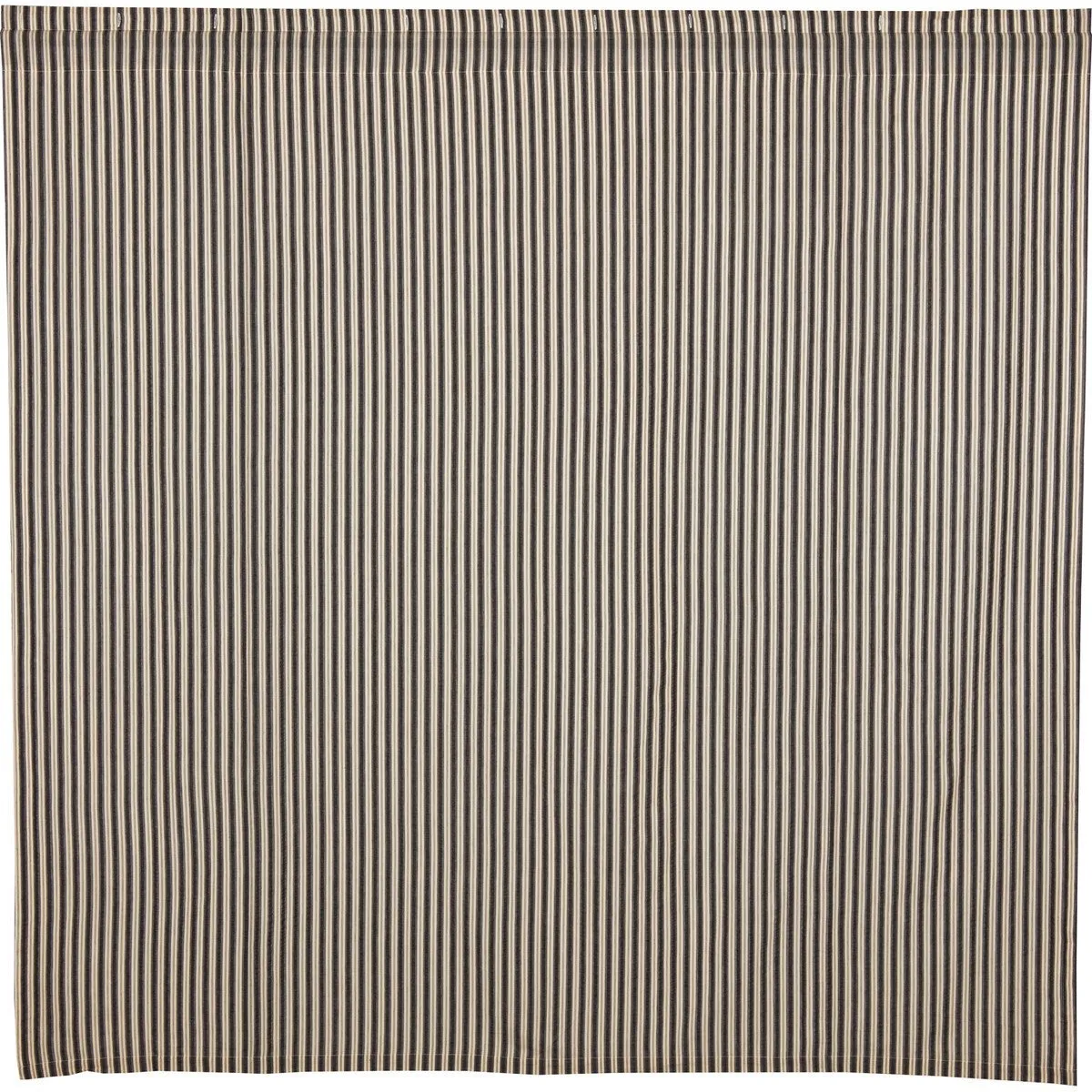 Ashlynn Ticking Stripe Shower Curtain