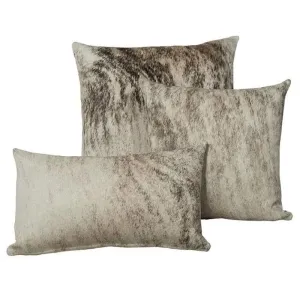 Aspen Grey Brindle Cowhide Pillows storage cart, utility cart