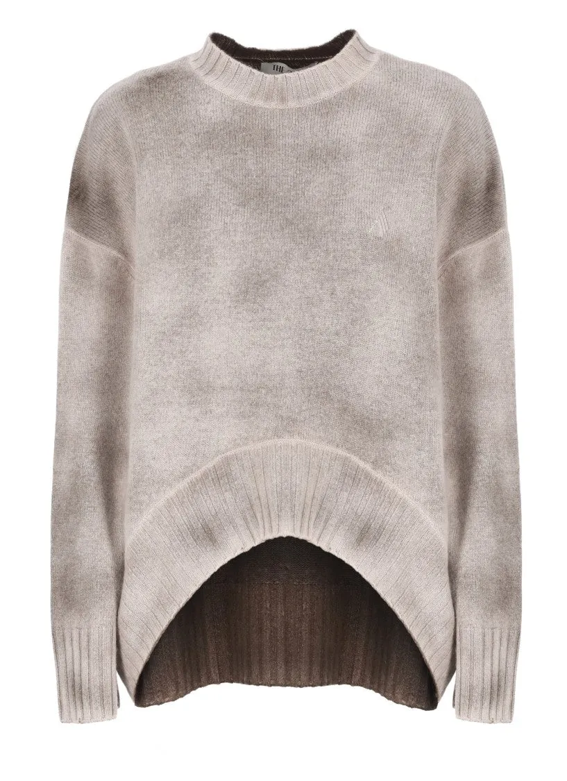 Asymmetric Wool And Cashmere Blend Sweater