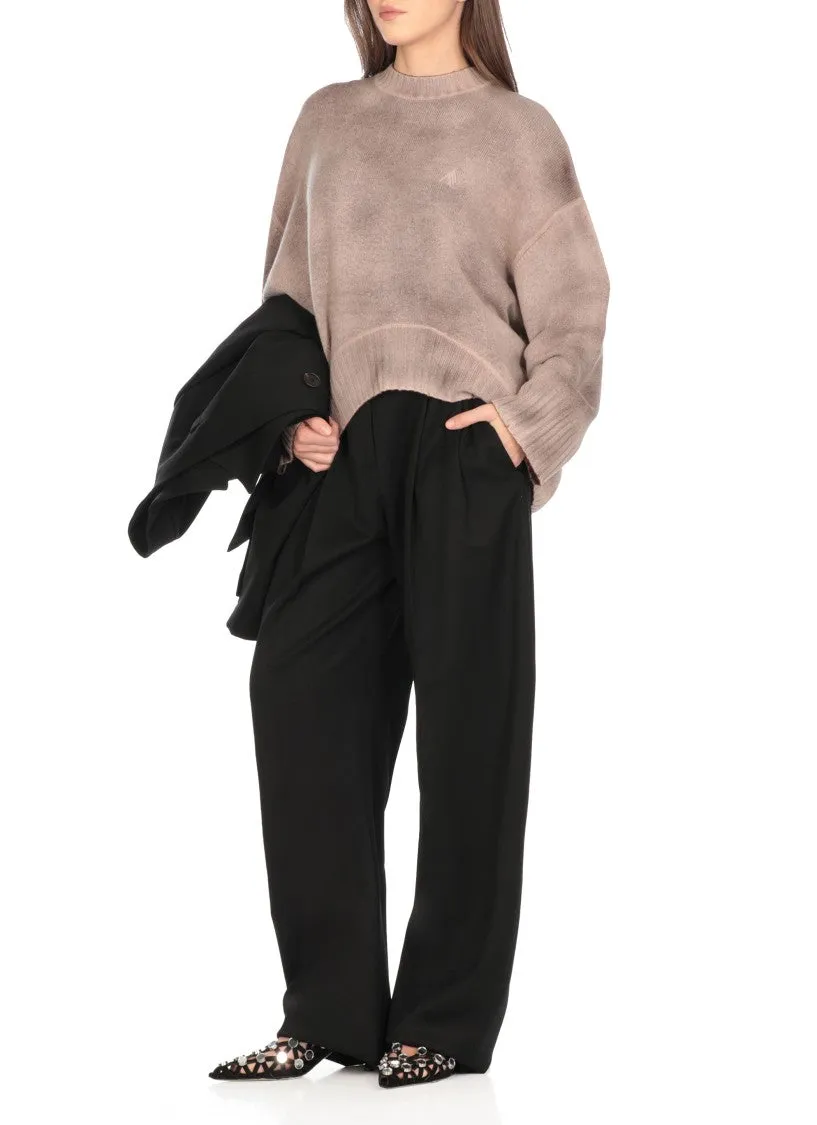 Asymmetric Wool And Cashmere Blend Sweater