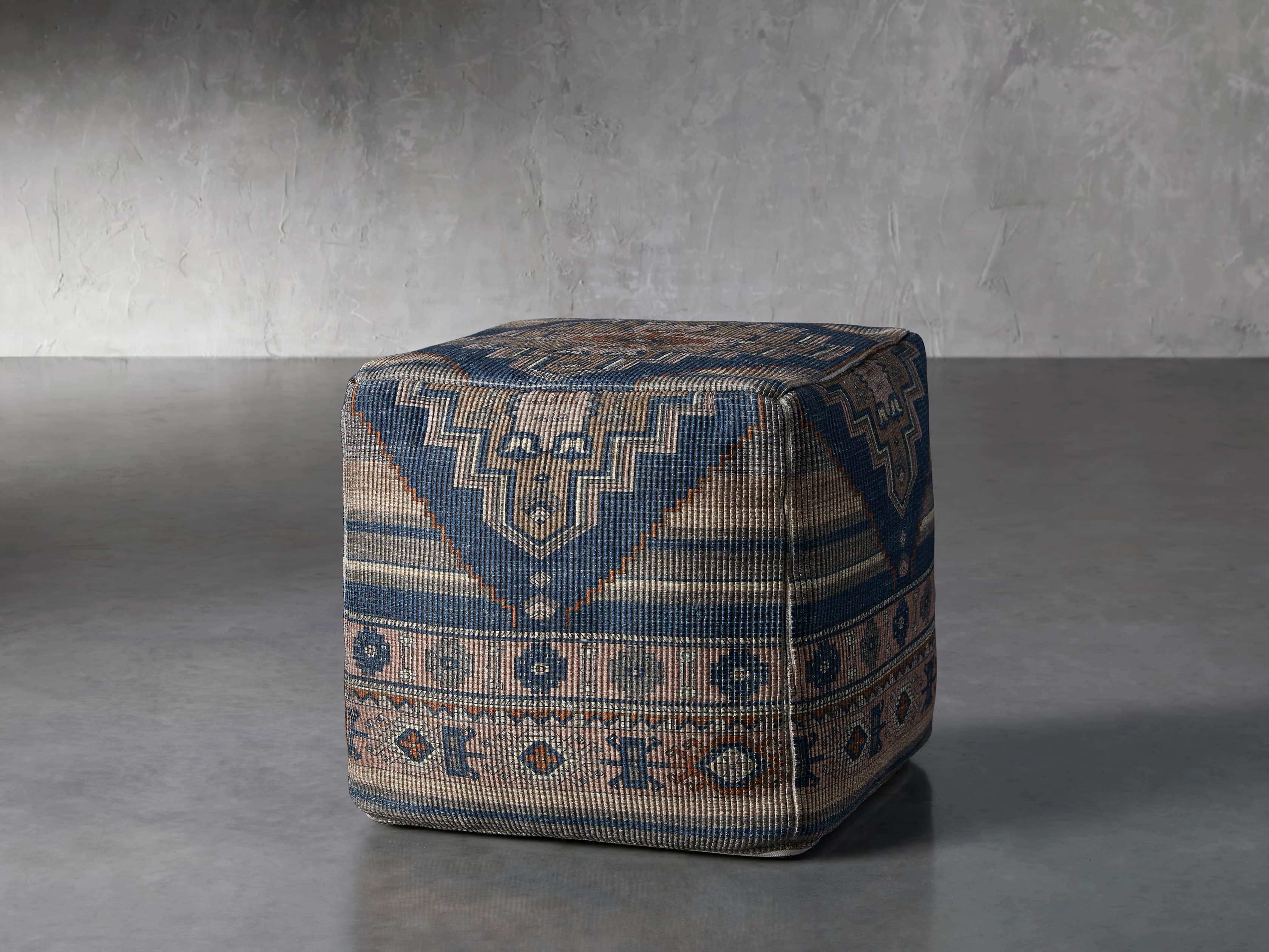 Attica Pouf Poufs,round knitted pouf