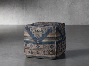 Attica Pouf Poufs,round knitted pouf