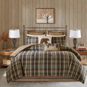 Austin Plaid Lodge Bedding Set bedding set, comforter set