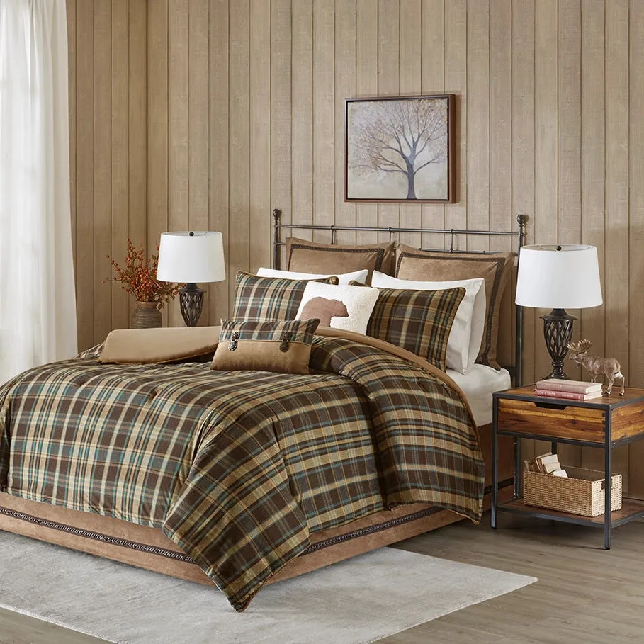 Austin Plaid Lodge Bedding Set