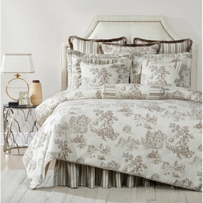Austin Horn Classics Cosmopolitan Toile Pillows & Shams pillowcases,cotton pillow covers,bed linen
