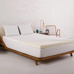 Authentic Comfort 2.5-inch Twin Size Memory Foam Mattress Topper with Cover mattress pads,mattress topper,bed protection