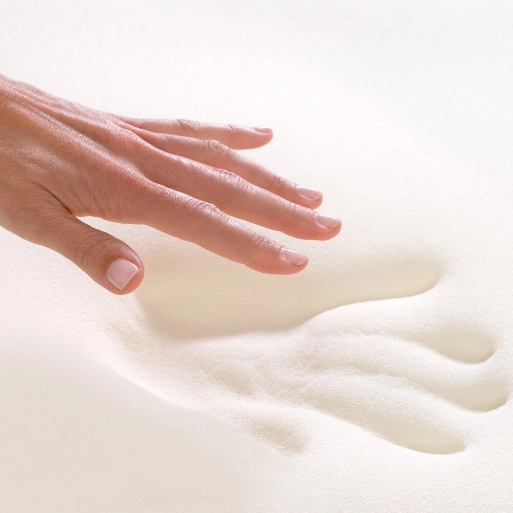 Authentic Comfort 2.5-inch Twin Size Memory Foam Mattress Topper with Cover