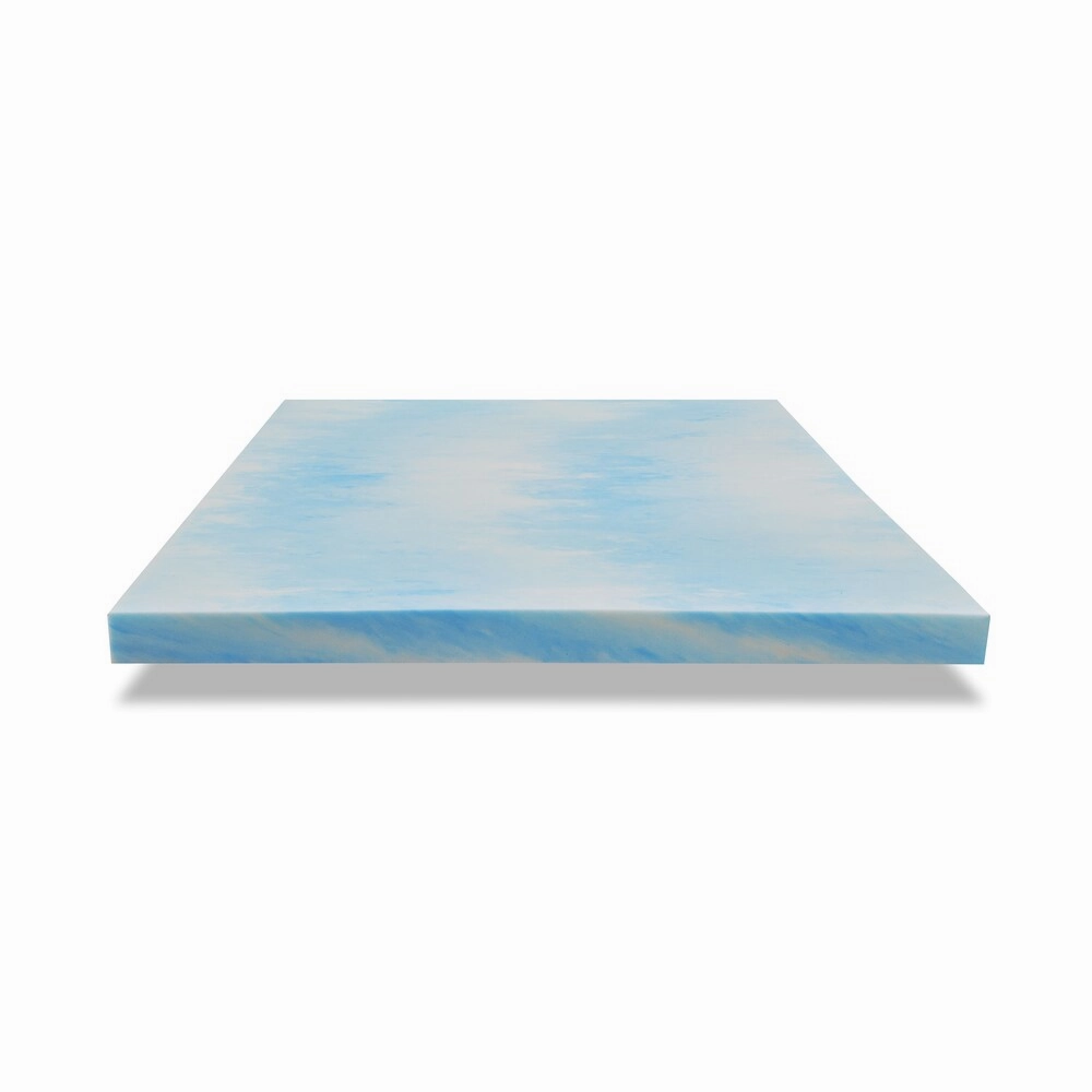 Authentic Comfort 4-inch Gel Swirl Memory Foam Mattress Topper