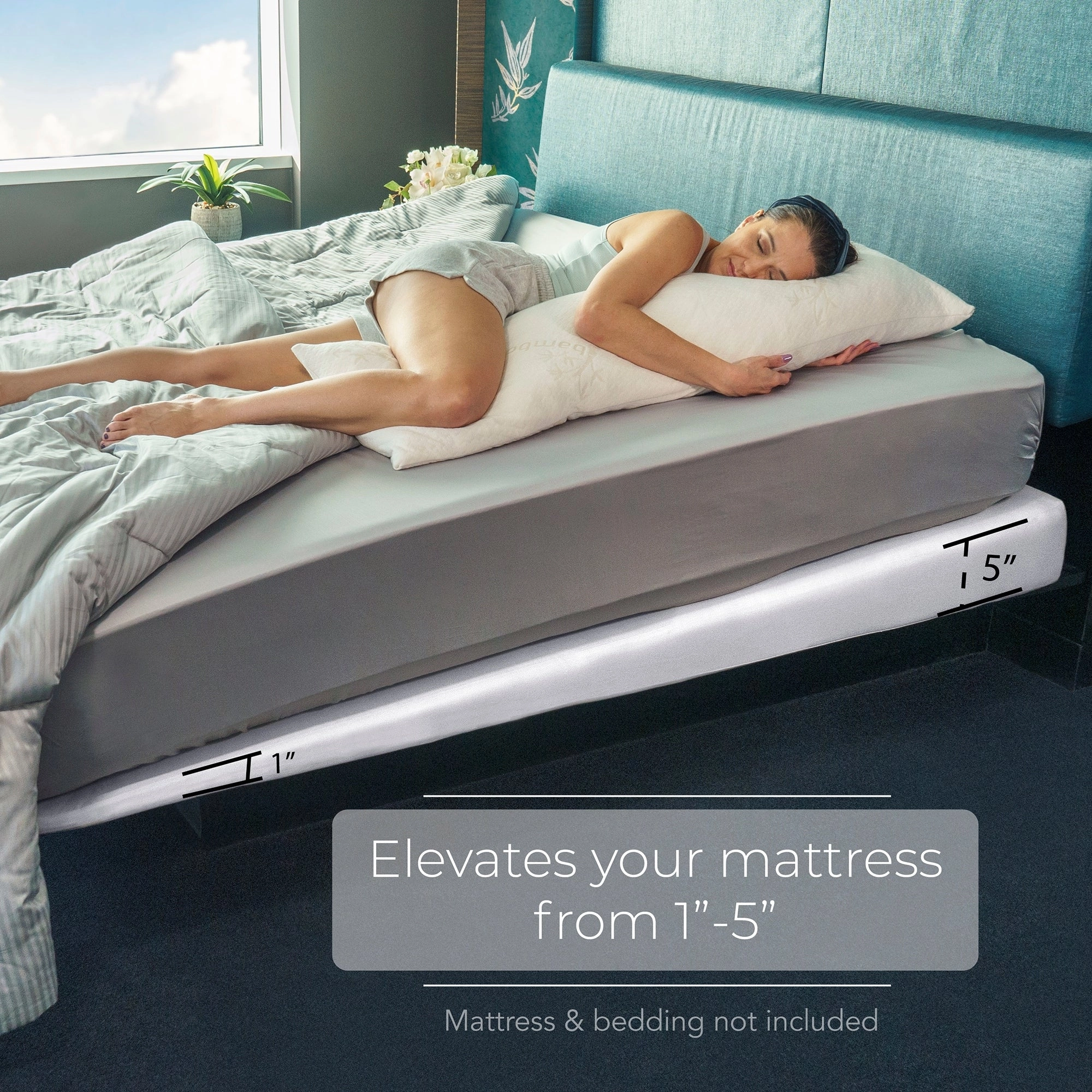 Avana Mattress Elevator - 5" Incline Foam Support Wedge