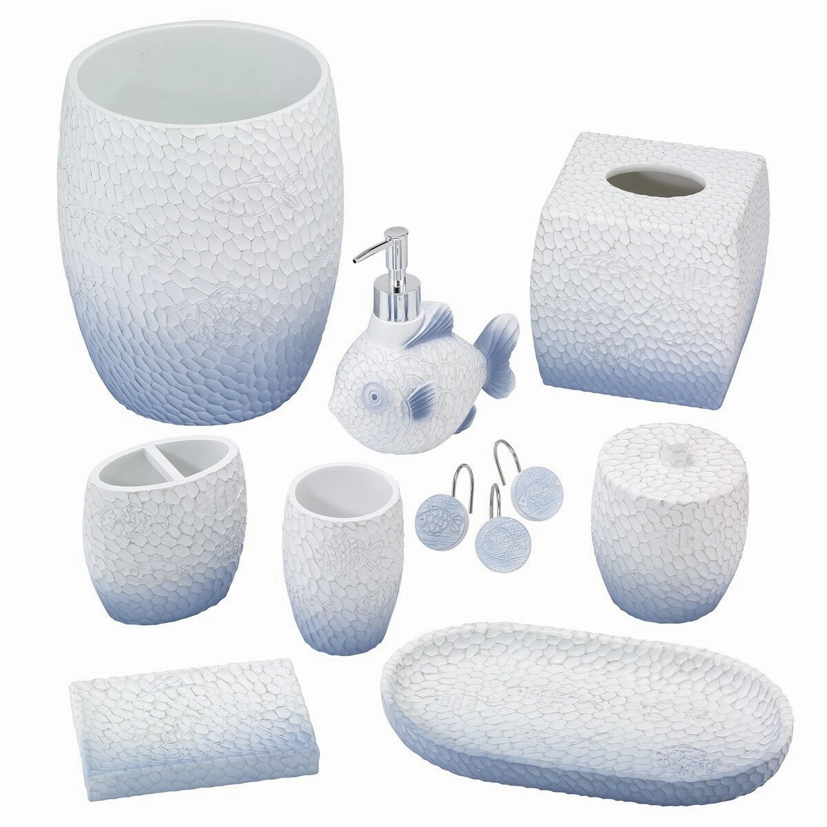 Avanti Blue Fin Bay Toothbrush Holder