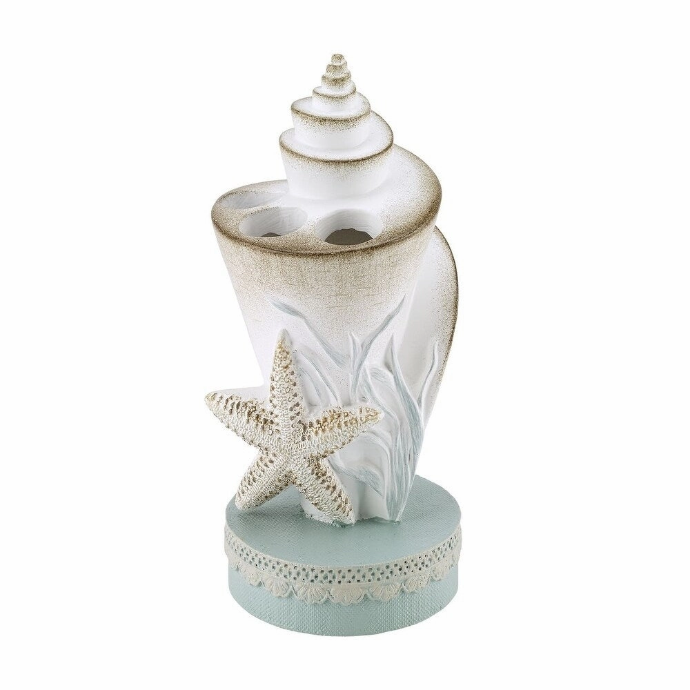 Avanti Farmhouse Shell Toothbrush Holder - Multicolor Toothbrush Holder,Bathroom Organizer