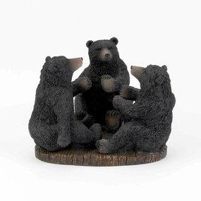 Avanti Linens Black Bear Lodge Toothbrush Holder - Brown - Toothbrush Holder Toothbrush Holder,Bathroom Organizer