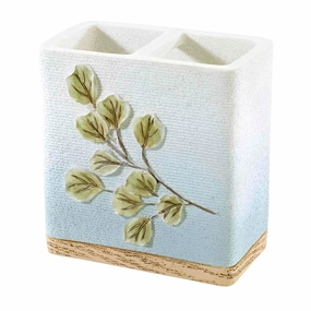 Avanti Linens Ombre Leaves Toothbrush Holder - Multicolor - Toothbrush Holder Toothbrush Holder,Bathroom Organizer