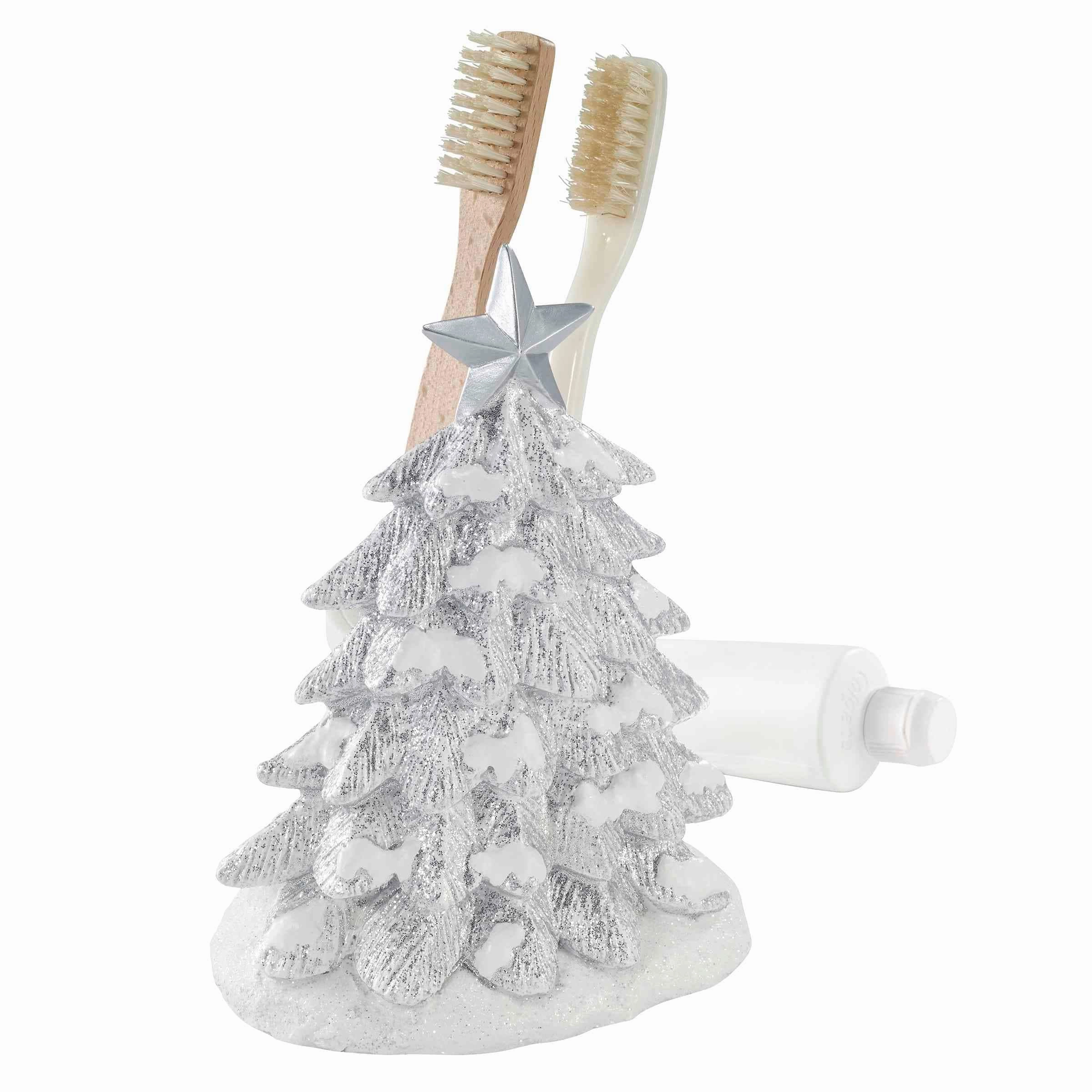 Avanti Linens Sparkle Toothbrush Holder - White - Toothbrush Holder