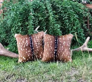 Axis Deer Hide Accent Pillow storage cart, utility cart
