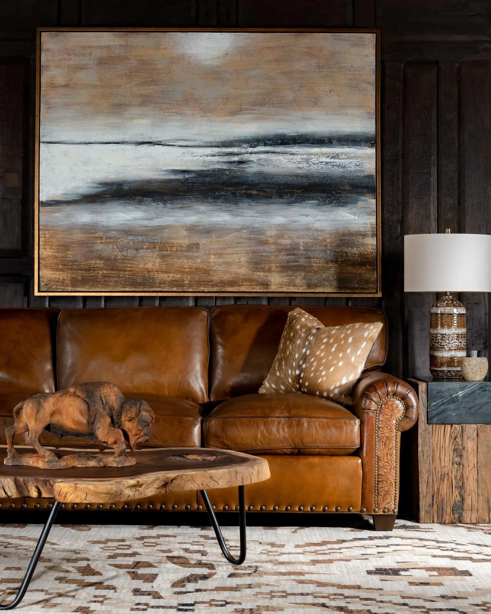 Axis Deer Hide Accent Pillow