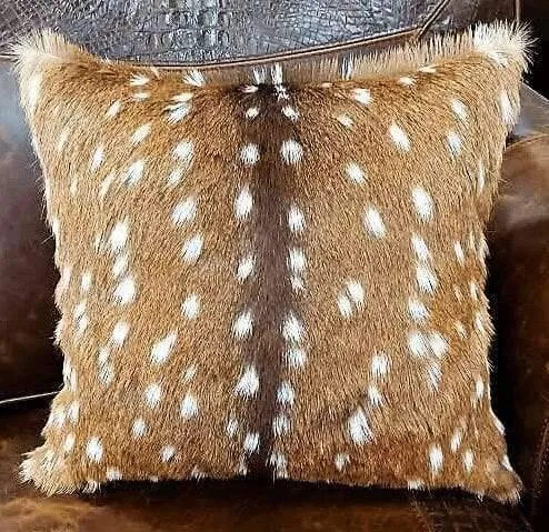 Axis Deer Hide Accent Pillow