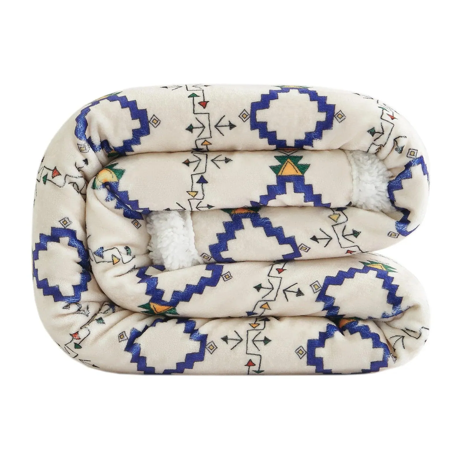 Aztec Arrow Campfire Sherpa Throw