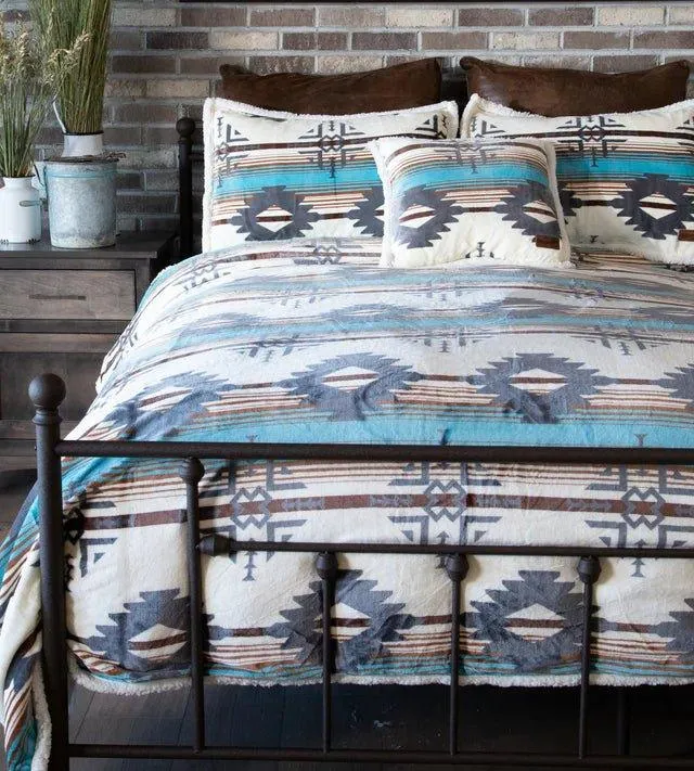 Aztec Sky Southwest Sherpa Comforter Set bedding set, comforter set