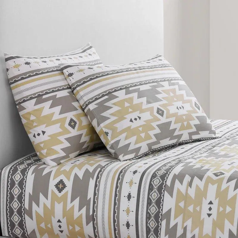 Aztec Stone Southwestern Sheets Set shower bench, bathroom seat