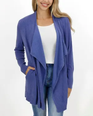 Bamb Wrap Robe In Periwinkle