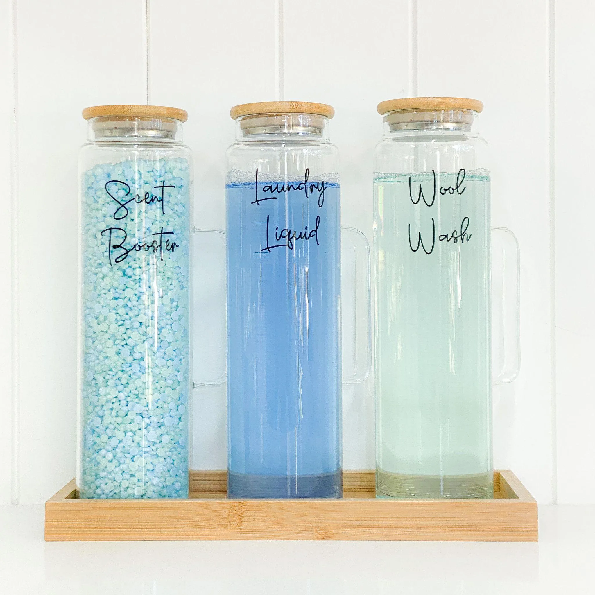 Bamboo and Glass 4 Piece Laundry Liquid Pack