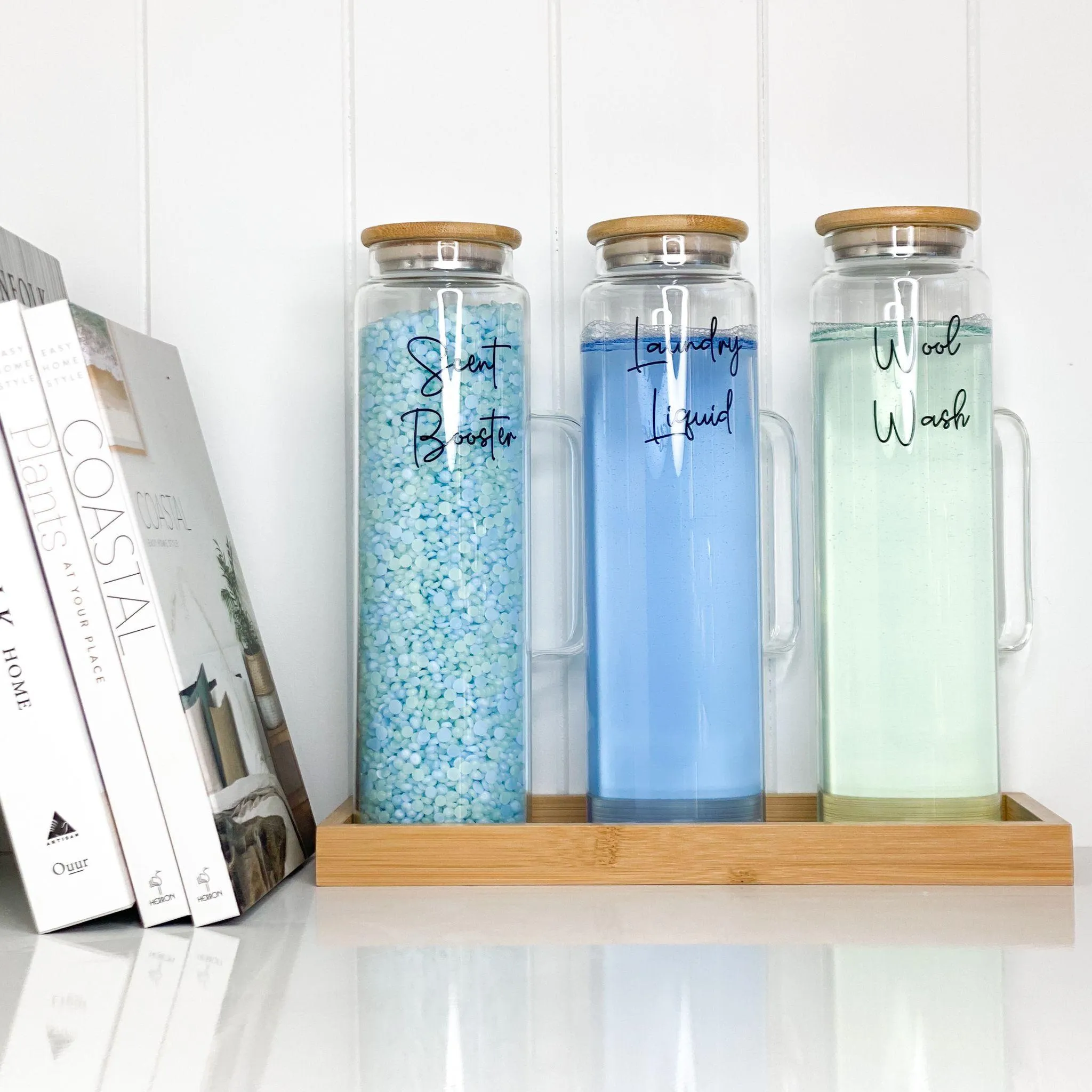 Bamboo and Glass 4 Piece Laundry Liquid Pack