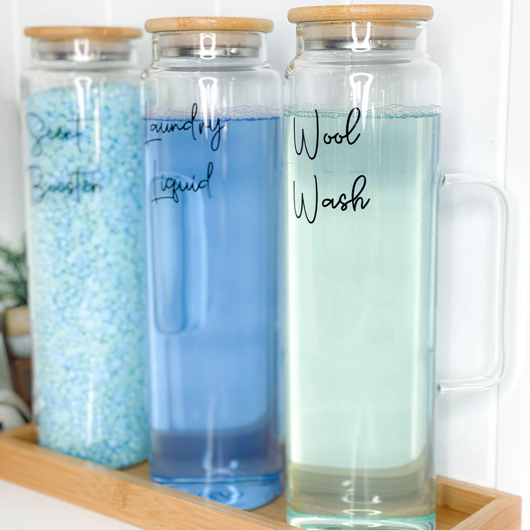 Bamboo and Glass 4 Piece Laundry Liquid Pack