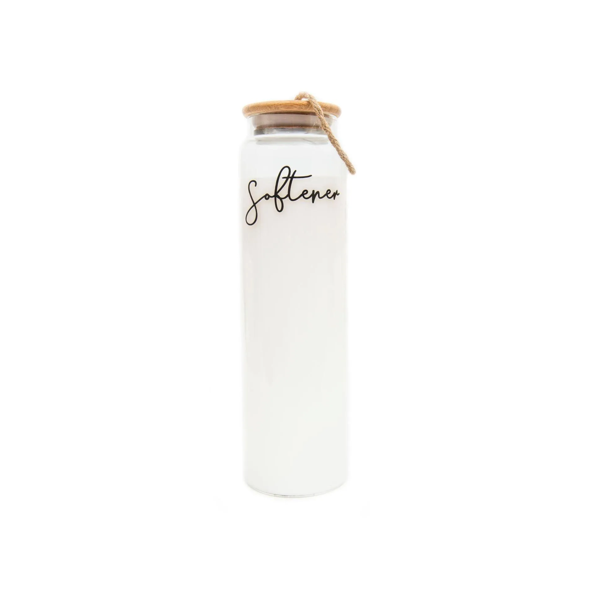 Bamboo Glass Laundry Liquid Bottle - 1L