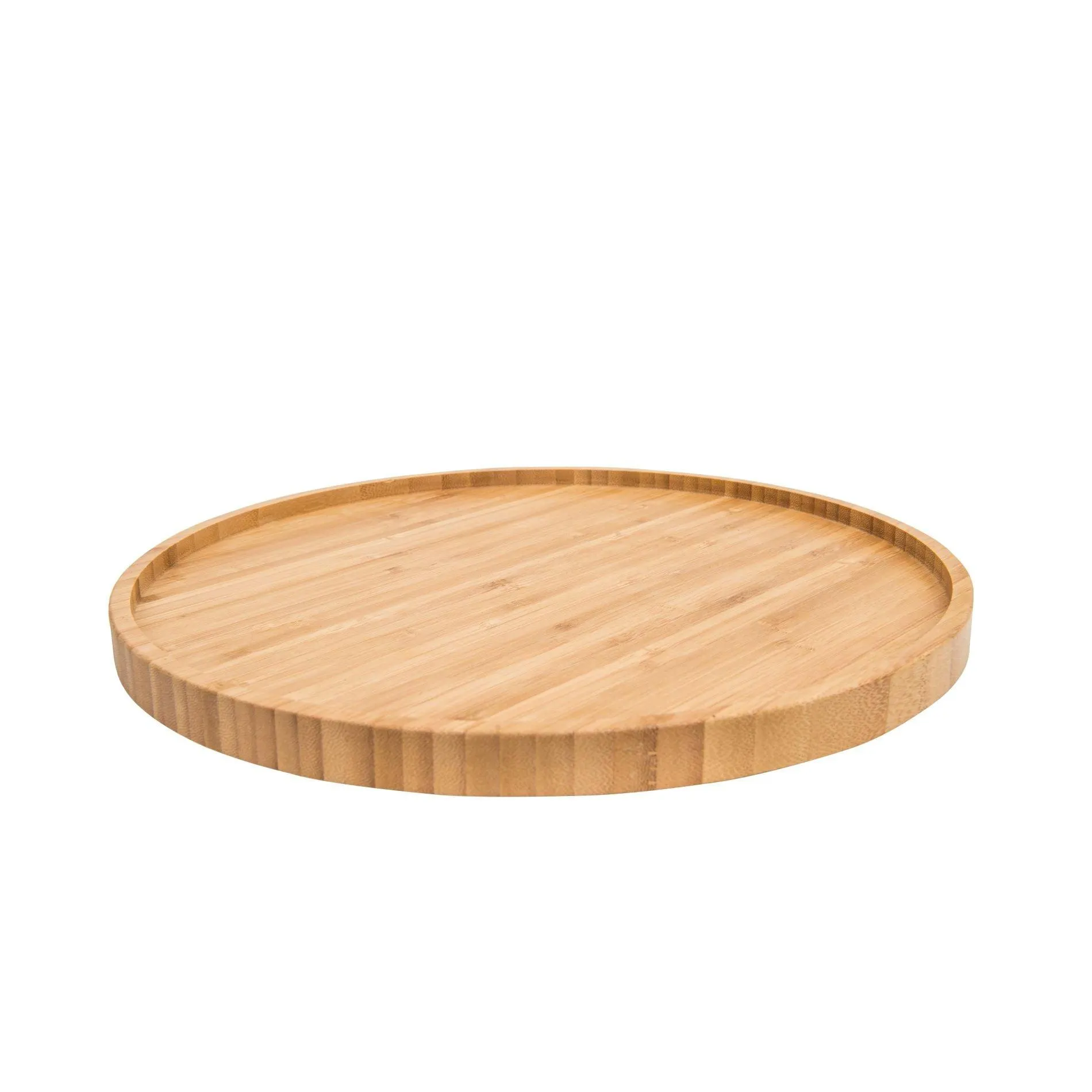 Bamboo Round Tray - 35cm Figurines,Decorative Ornaments