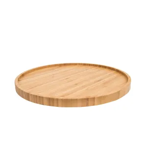 Bamboo Round Tray - 35cm Figurines,Decorative Ornaments