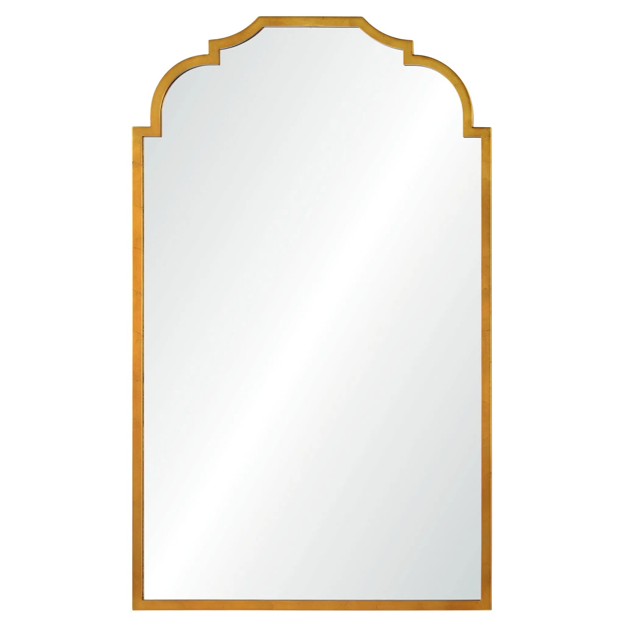 Barclay Butera Long Rectangular Wall Mirror in Gold Leaf Cutting Board,Kitchen Board