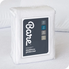 Bare Home Terry Cotton Mattress Protector & Pillow Protector Bundle mattress pads,mattress topper,bed protection