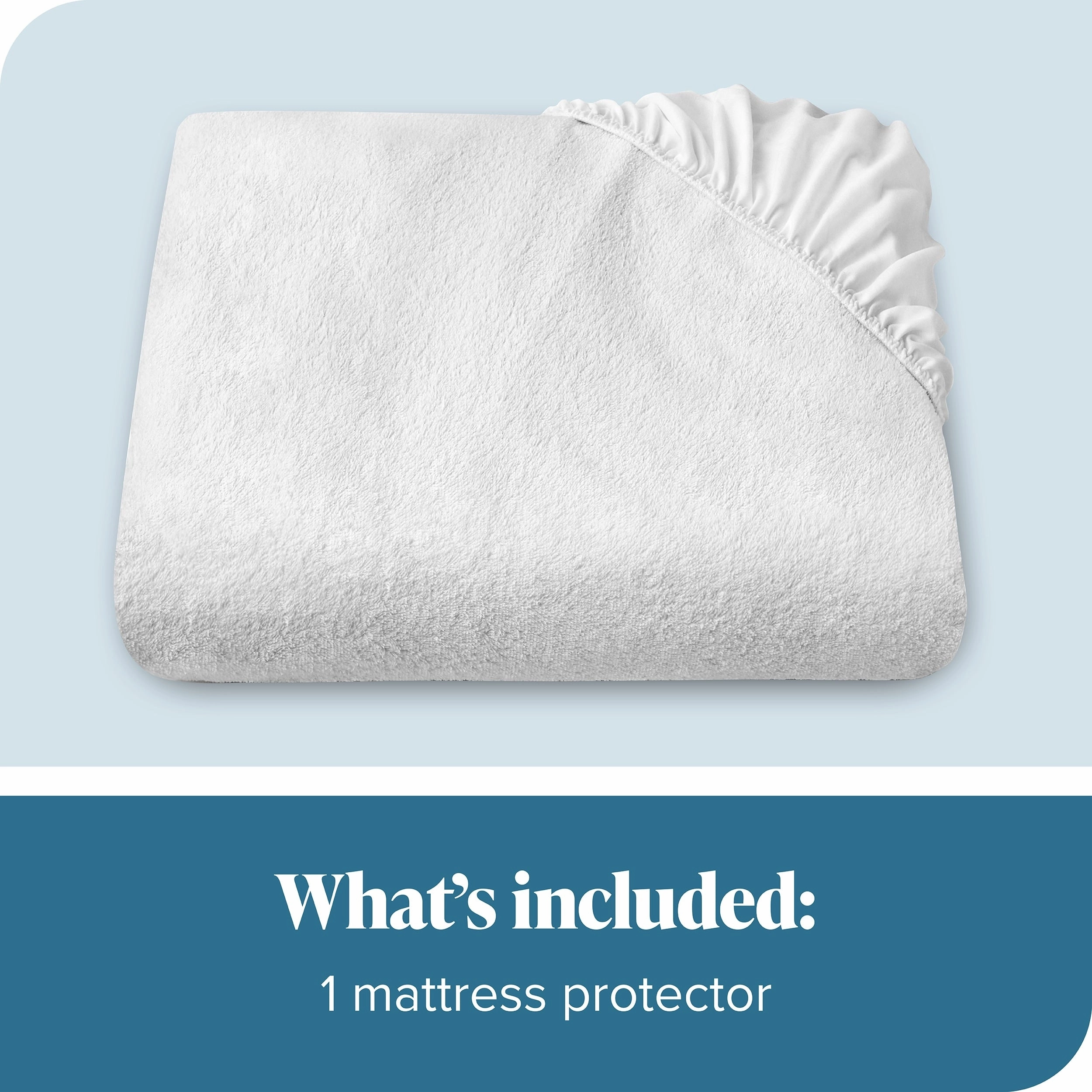Bare Home Terry Cotton Mattress Protector & Pillow Protector Bundle