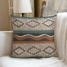 Barton Buckskin Southwest Throw Pillow pillow inserts, mattress pad