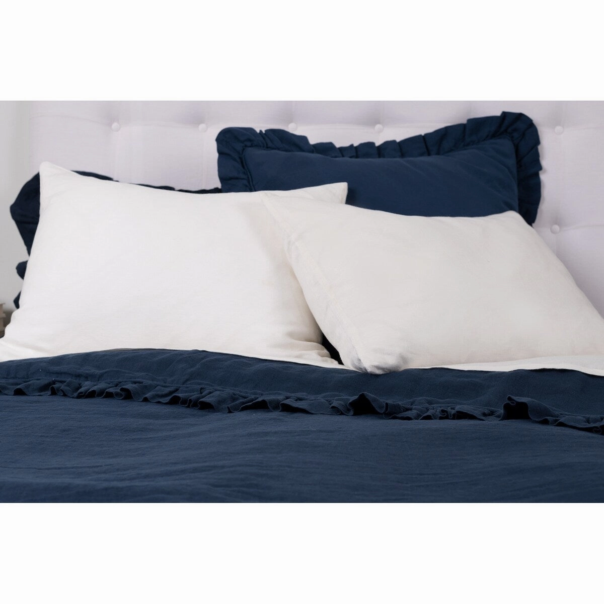 Basillo Sham, Charcoal Grey, Euro