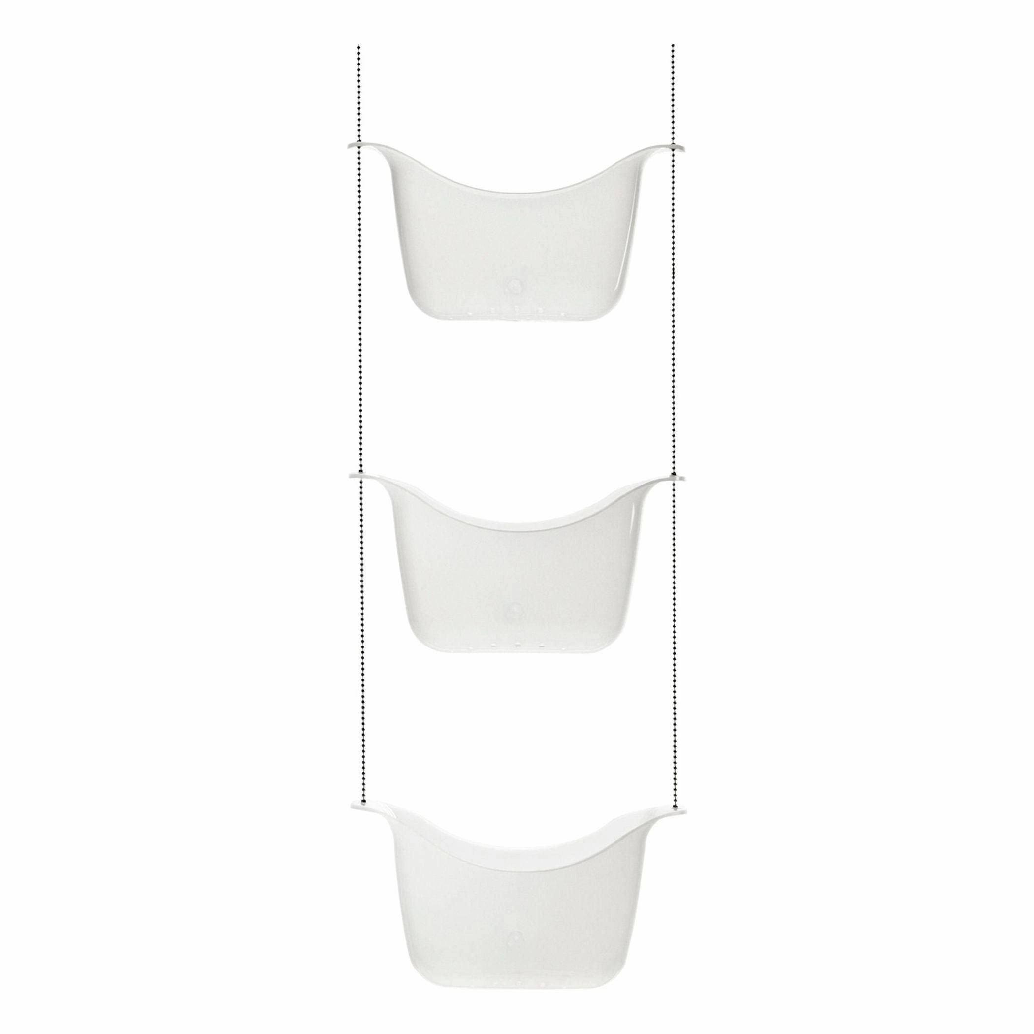 Bask Shower Caddy (Set of 3) Bath Accessories,bathroom accessories set