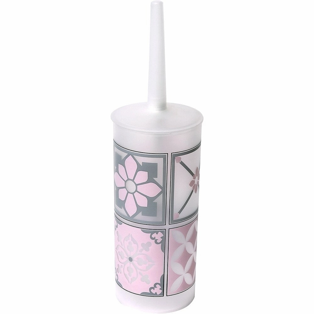 Bath Bastide Toilet Bowl Brush Holder - 3.94"L x 3.94"W x 13.78"H Toilet Brush,Bathroom Cleaner