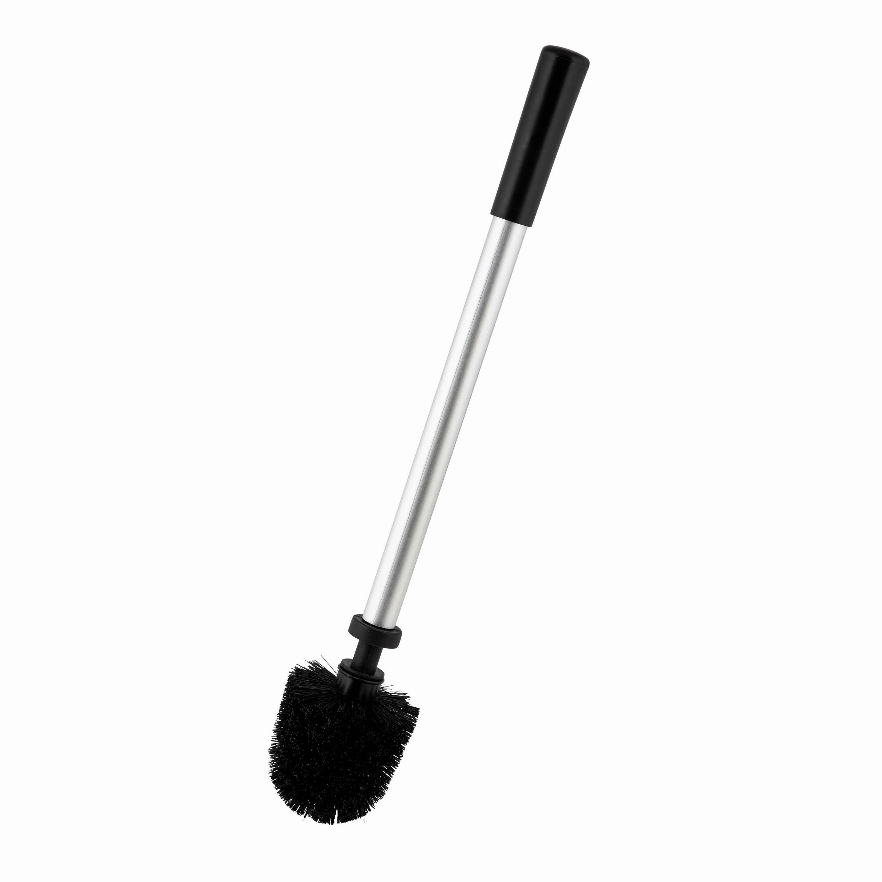 Bath Bliss 2-in-1 Toilet Brush and Plunger Set in Stainless Steel - 8.66" x 5.12" x 18.9"