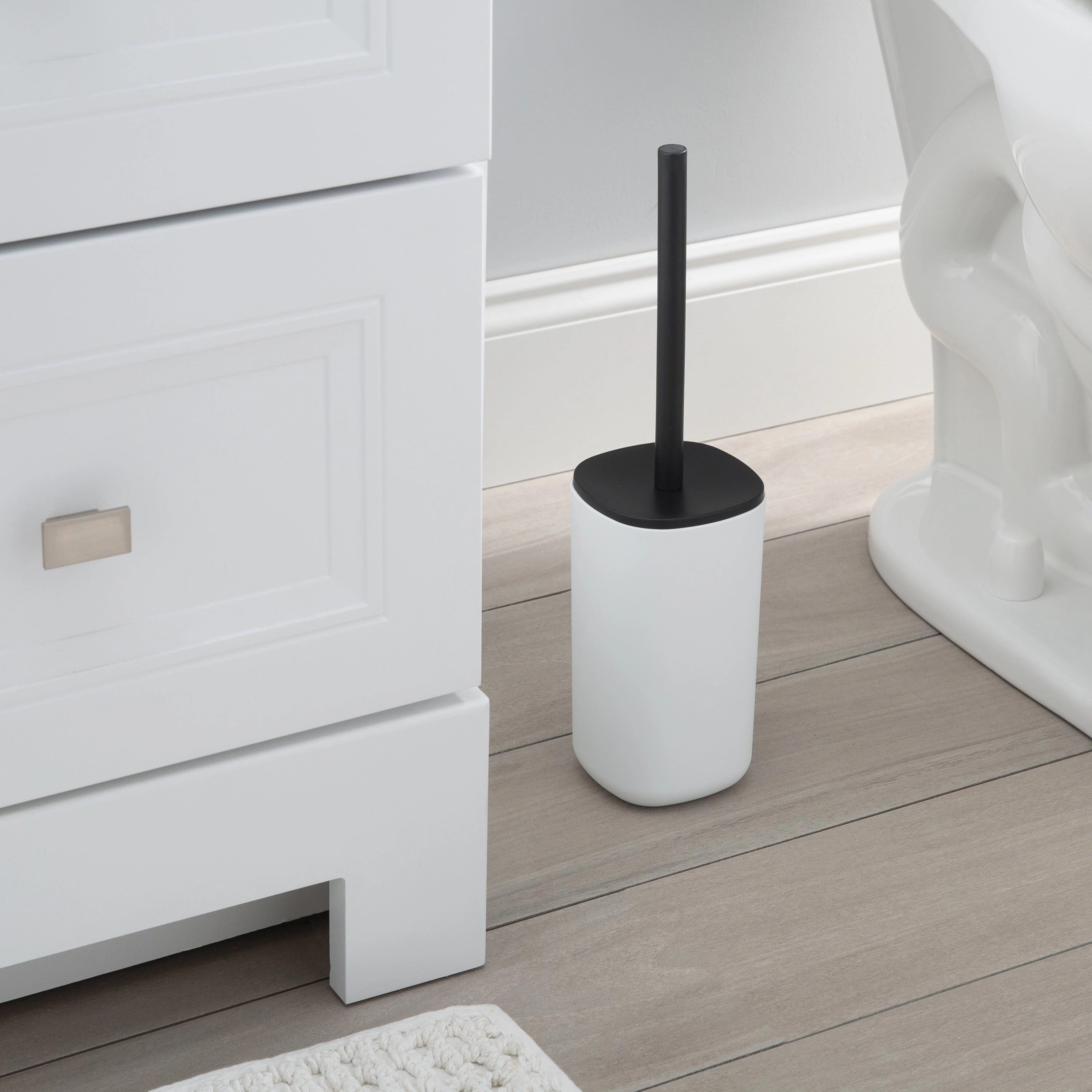 Bath Bliss 2 Pack 2 Tone Toilet Brush & Holder