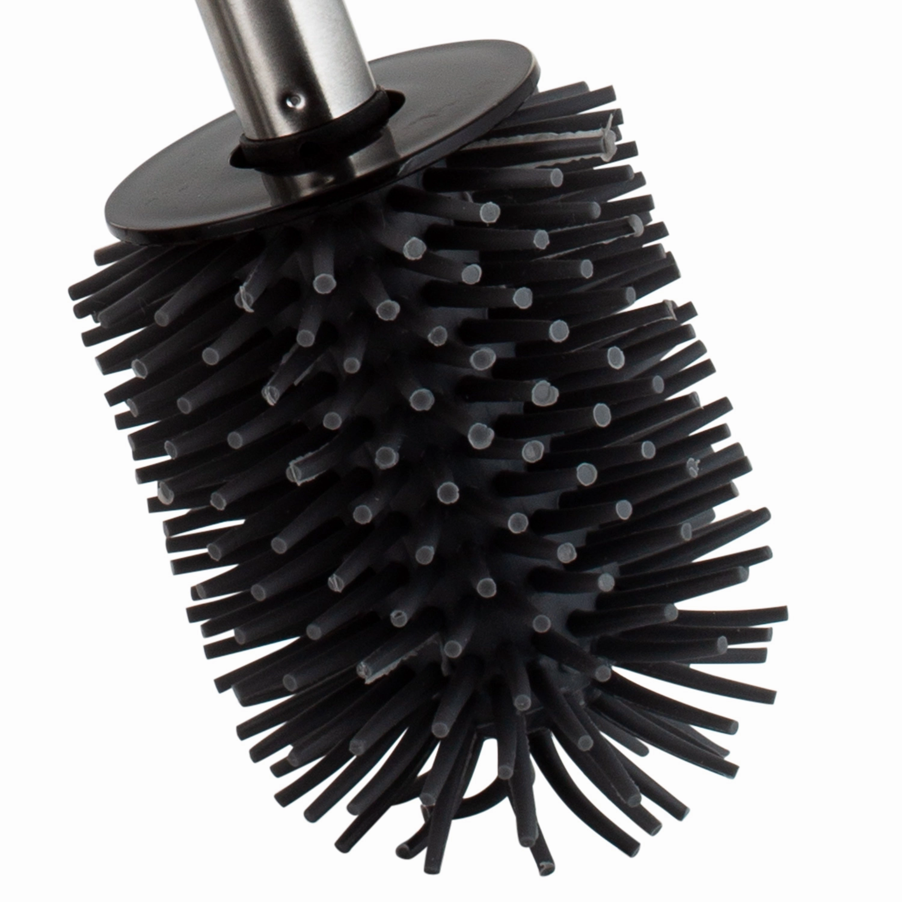 Bath Bliss 2 Pack Toilet Brush and Holder in Stainless Steel - Set