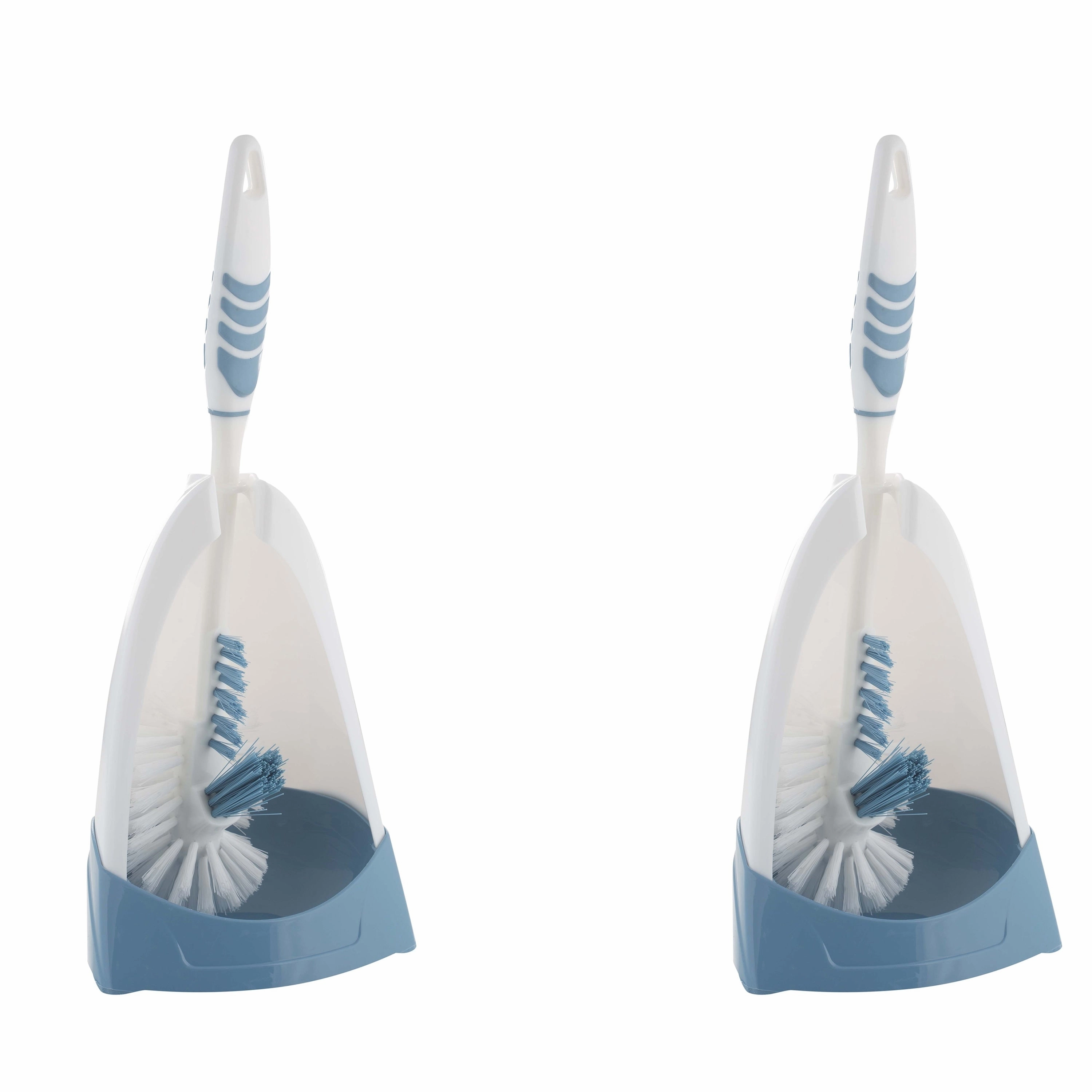 Bath Bliss 2 Pack Toilet Brush with Rim Scrubber - Set Toilet Brush,Bathroom Cleaner